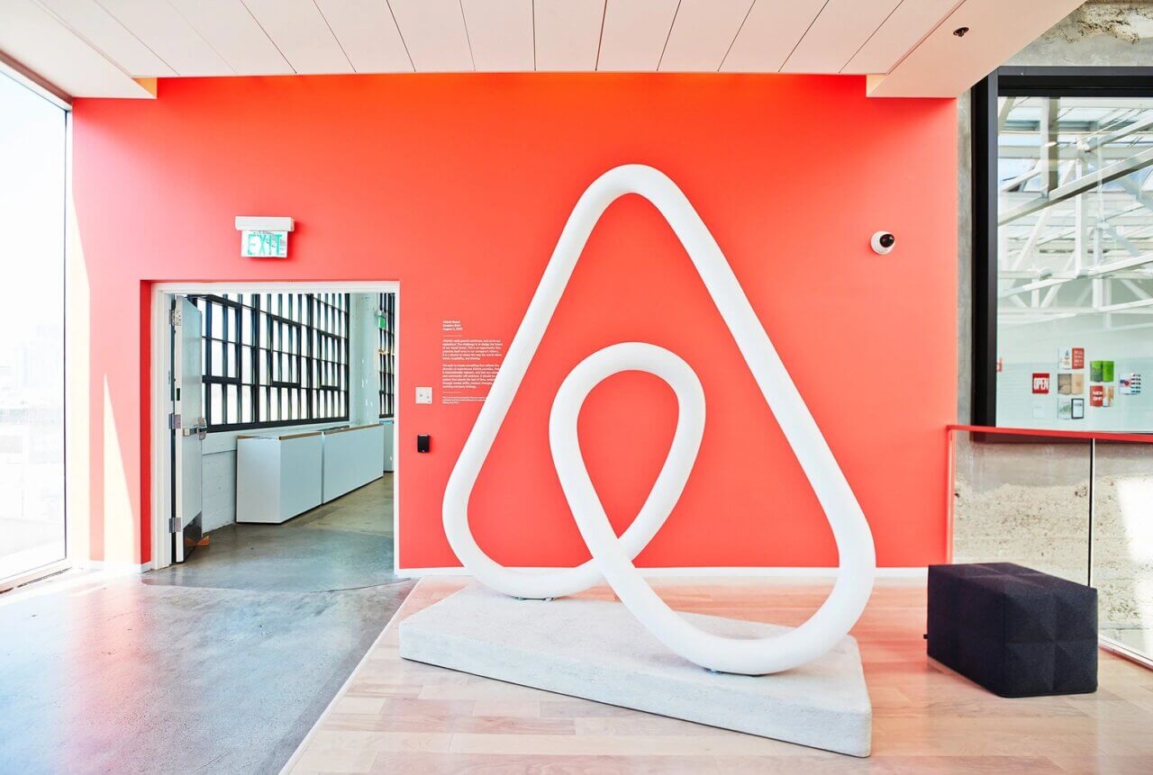 Aplikace jednoduchého symbolu Airbnb