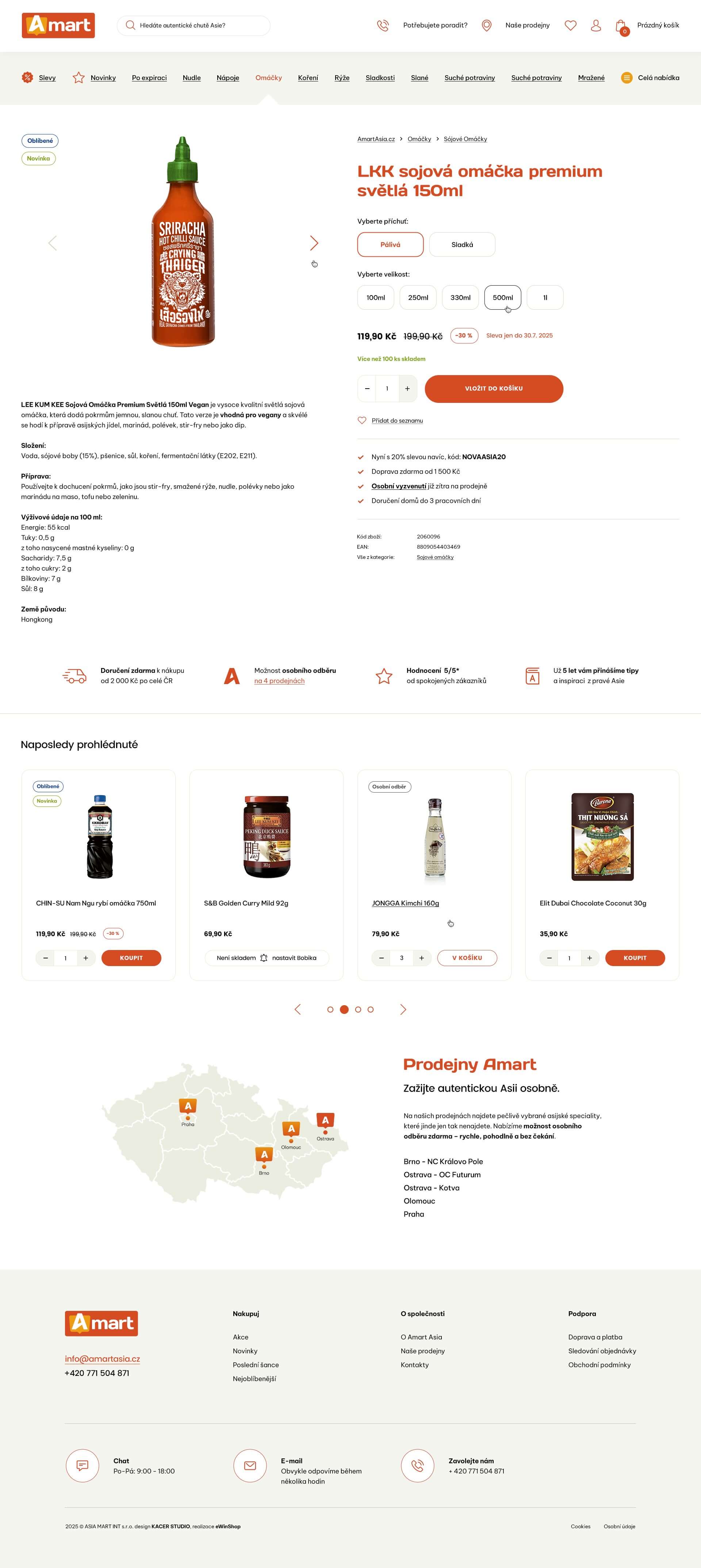 Nový detail produktu AmartAsia