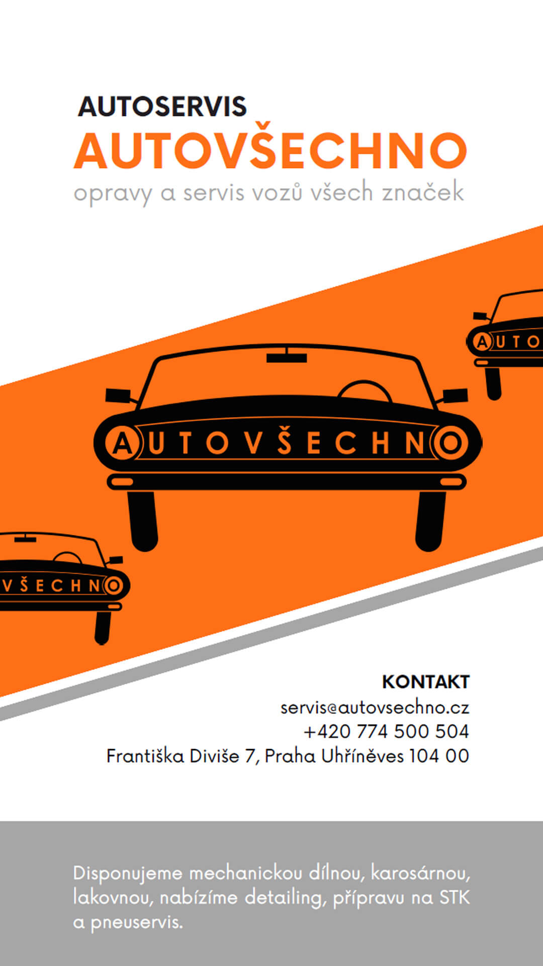 Původní reklamní materiál AUTO VŠECHNO