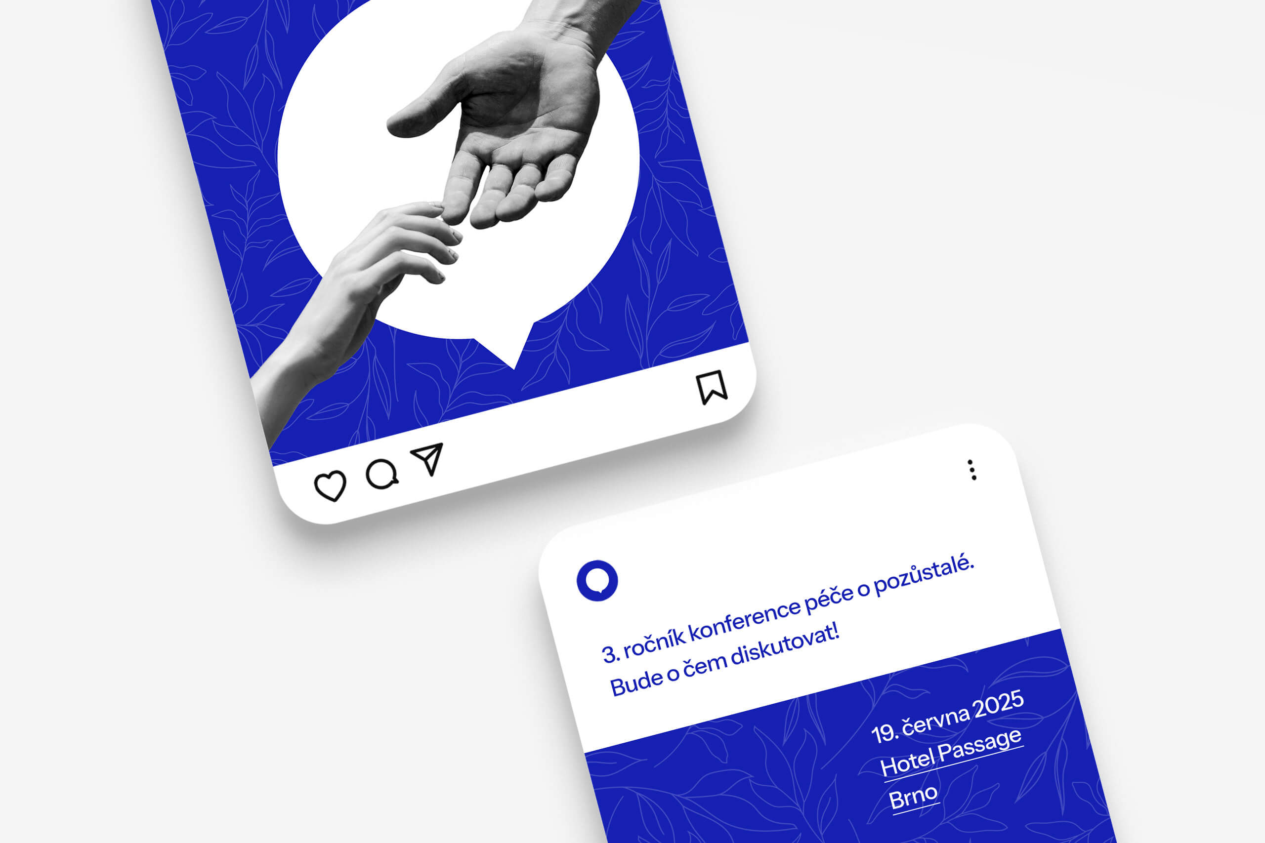 Mobilní zobrazení webu Konference péče o pozůstalé