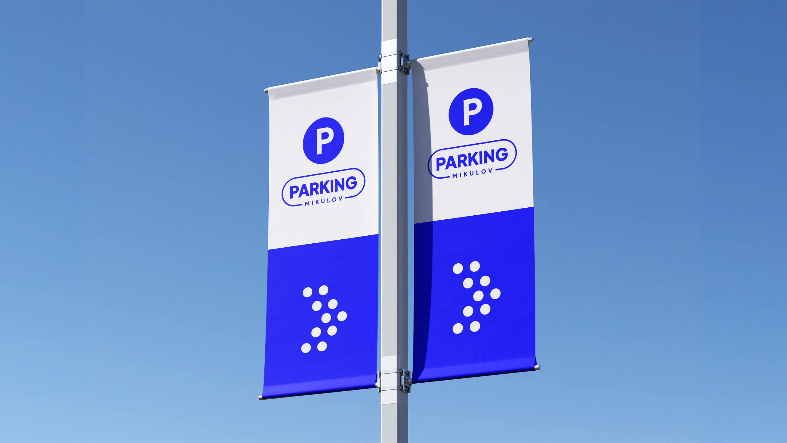 Mobilní web Parkoviště Mikulov s navigací a ceníkem