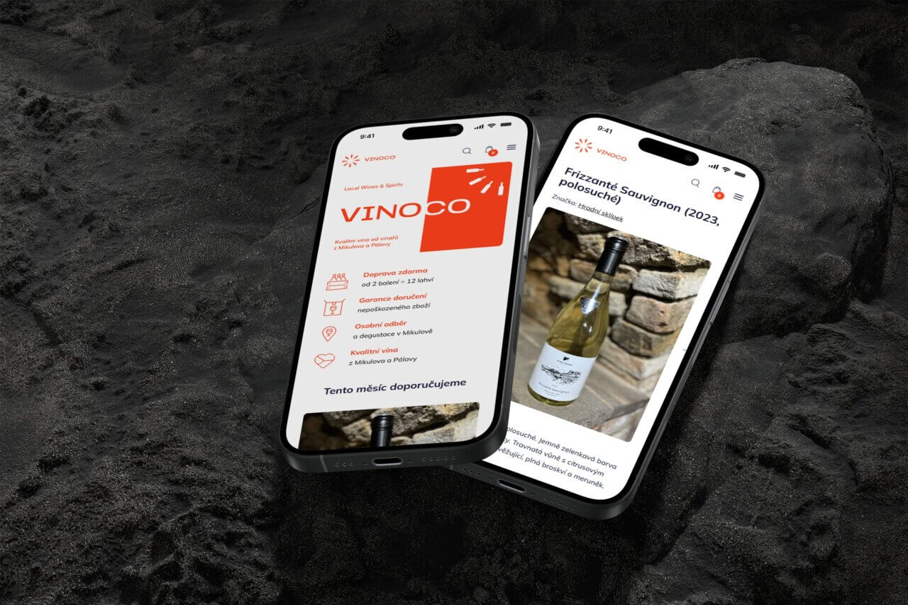 Design e-shopu VINOCO