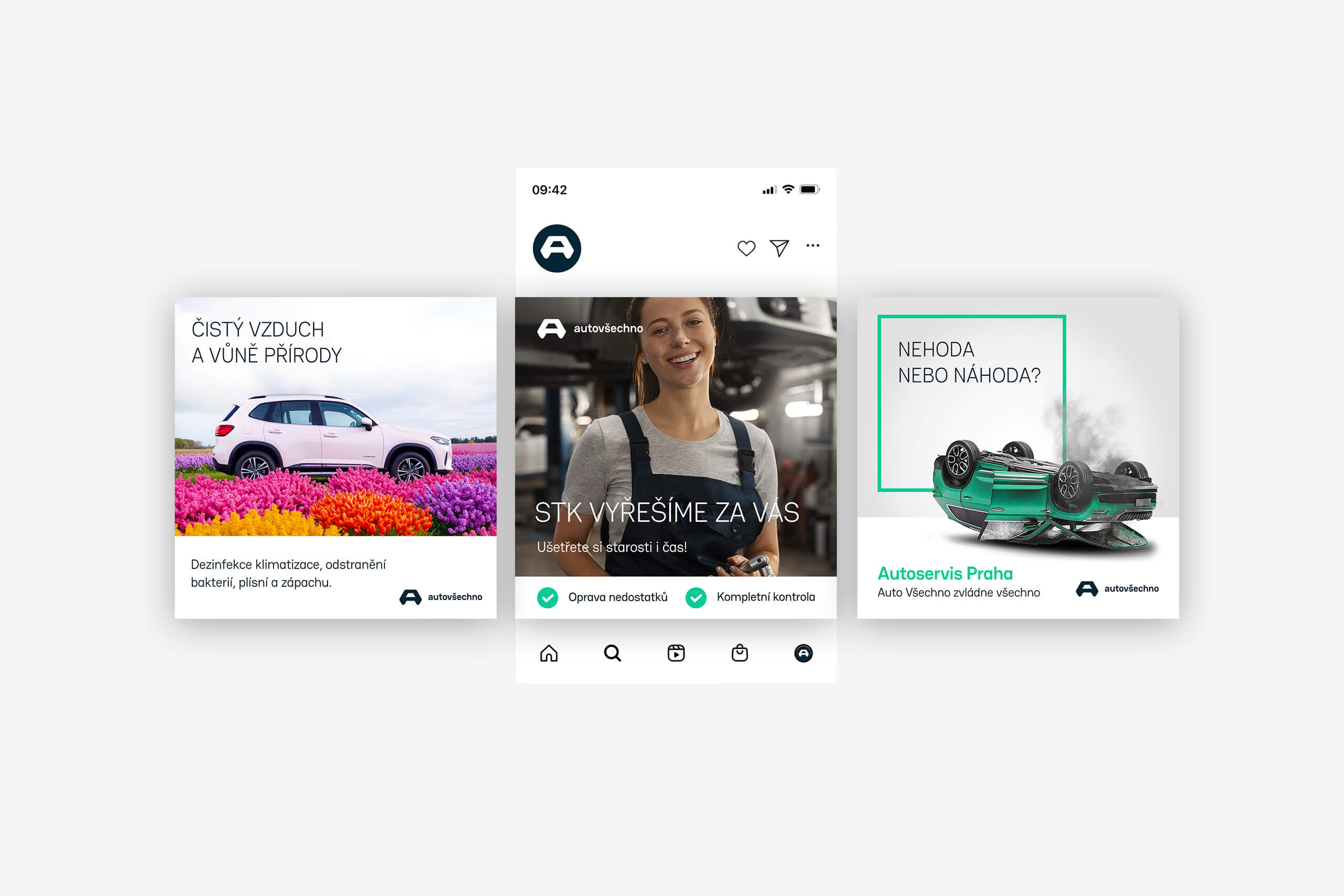 Sociální komunikace autoservisu Auto Všechno