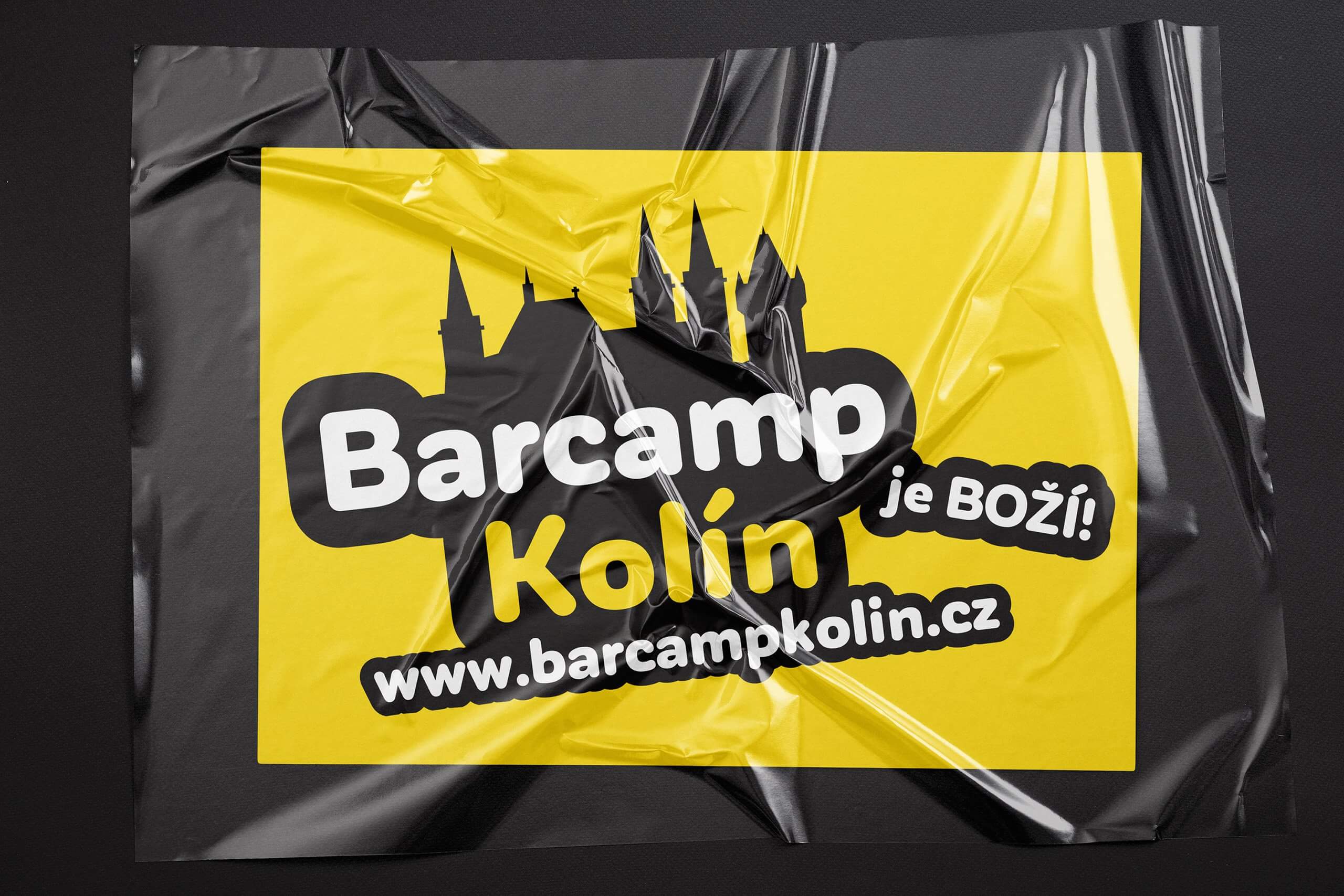 Barevnost vizuální identity Barcamp Kolín