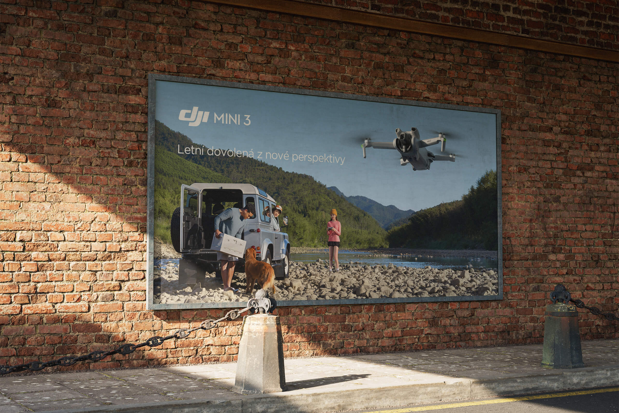 Ukázka projektu Bezpilotní drony DJI