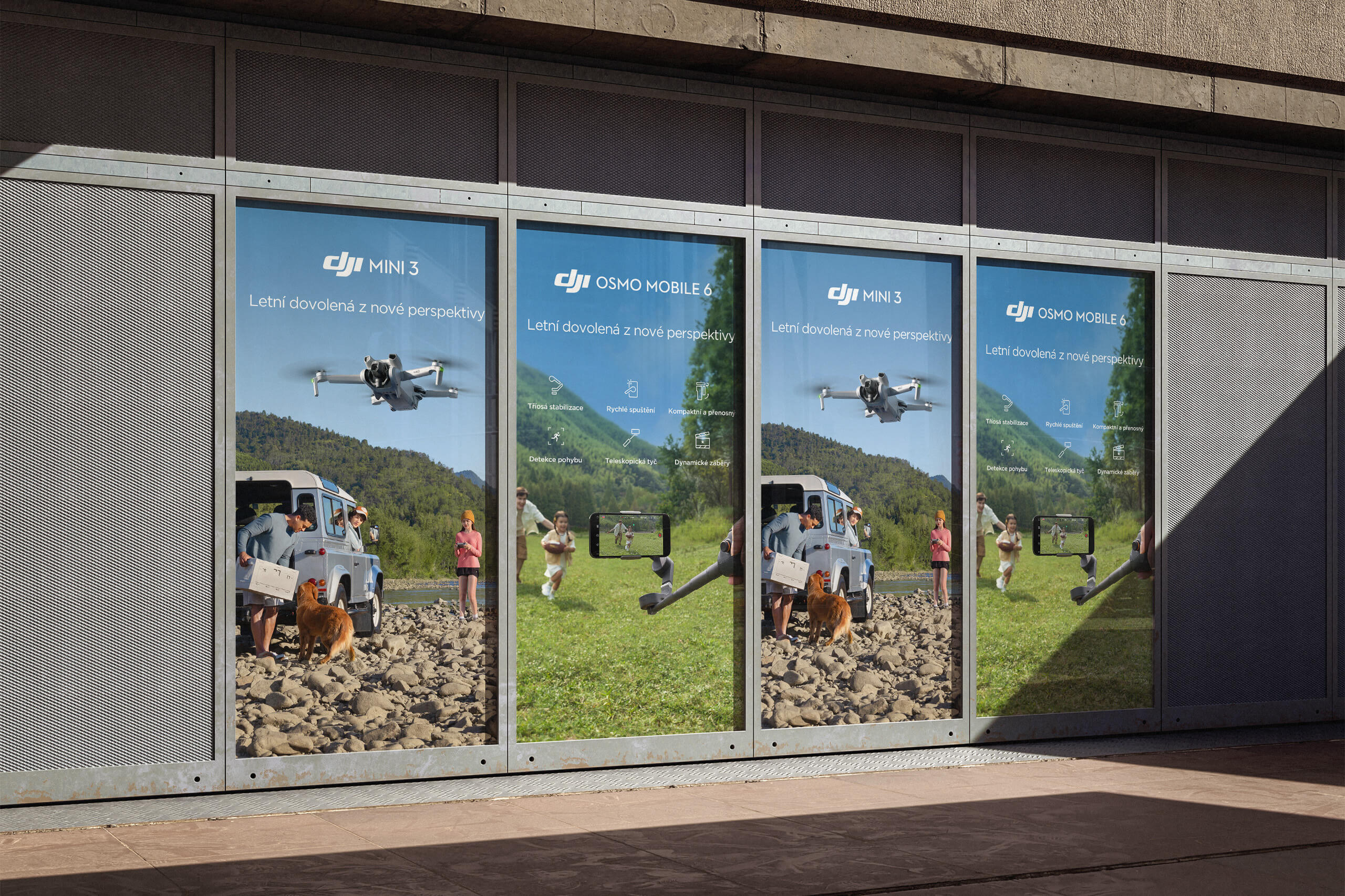 Produktová kampaň dronů DJI