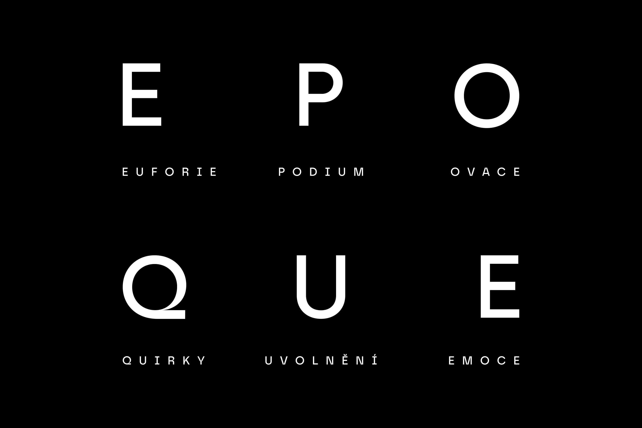 Barevnost značky EPOQUE Events