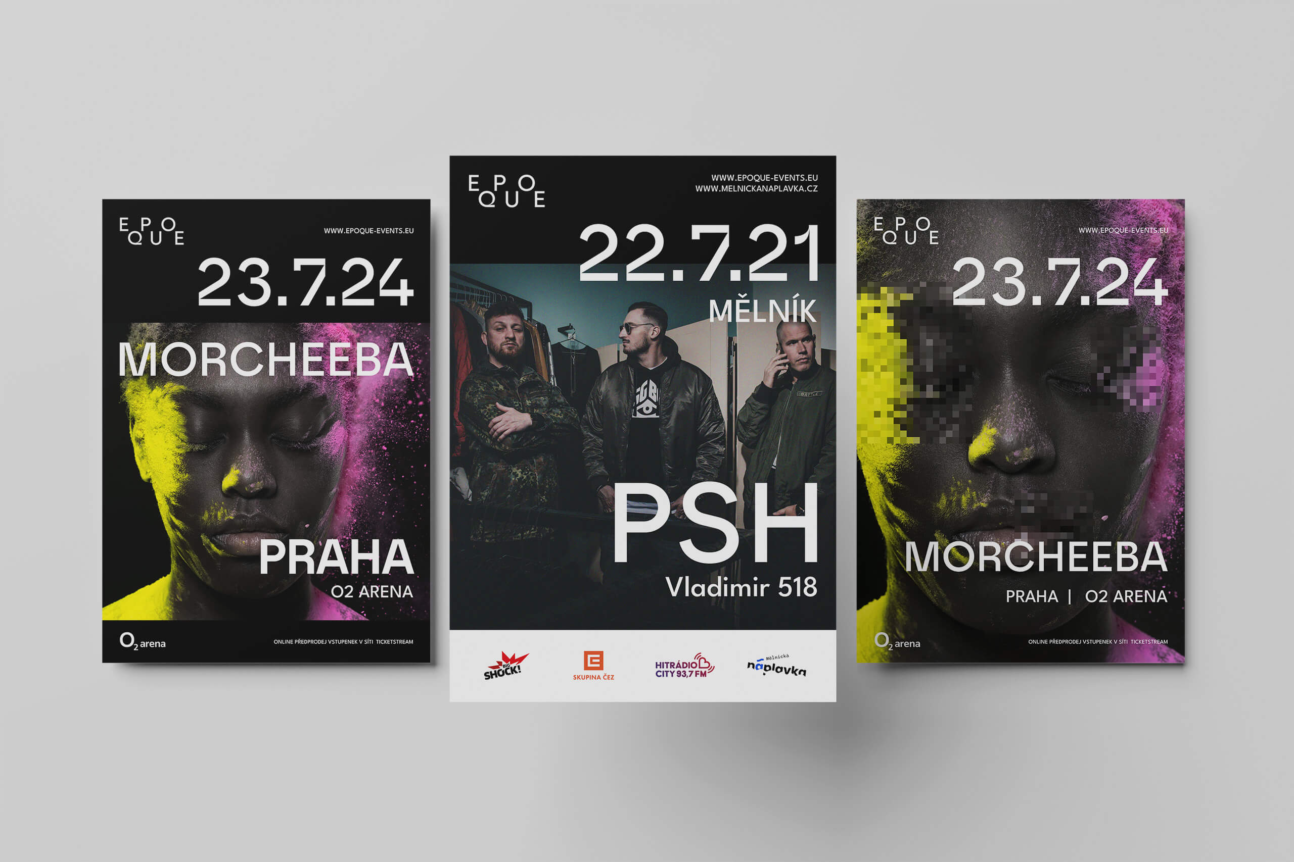 Přehled vizuálního systému EPOQUE Events