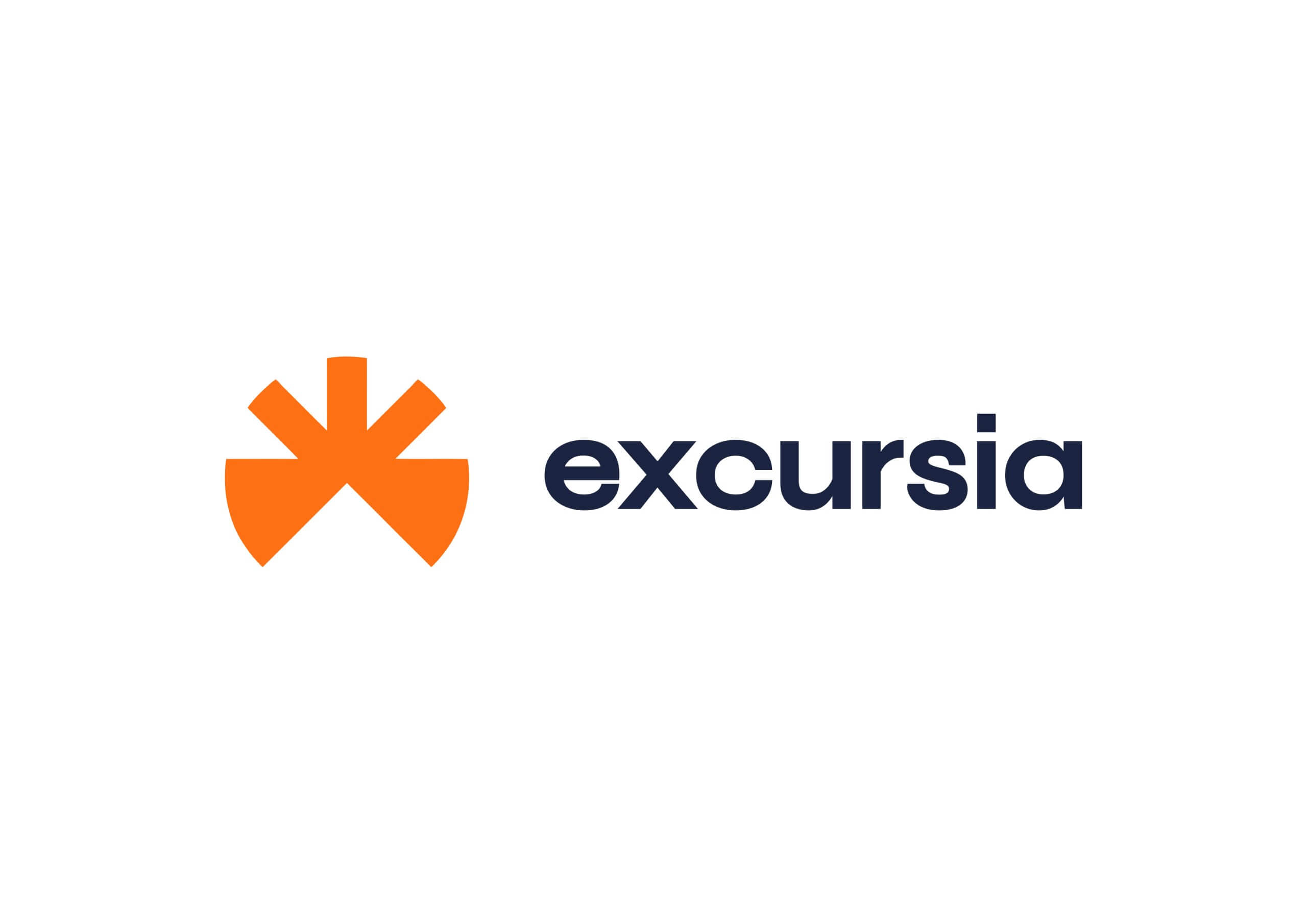 Logo Excursia v nové vizuální identitě