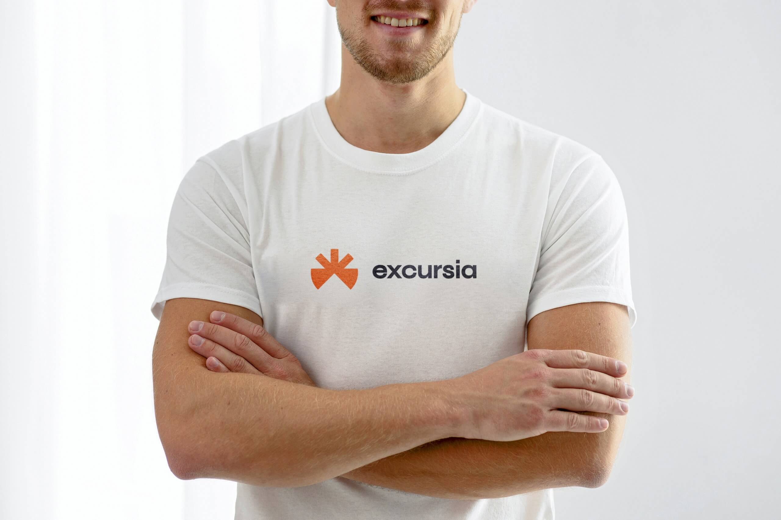 Aplikace vizuální identity Excursia