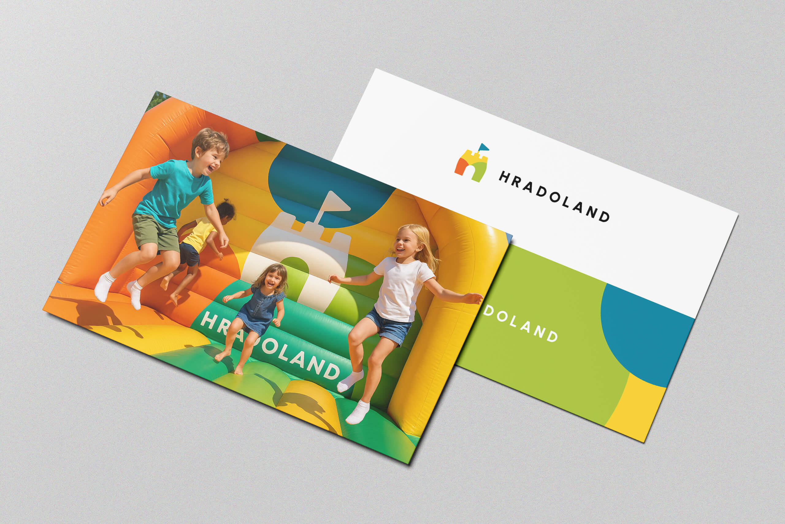 Ukázka projektu Pronájem skákacích hradů HRADOLAND