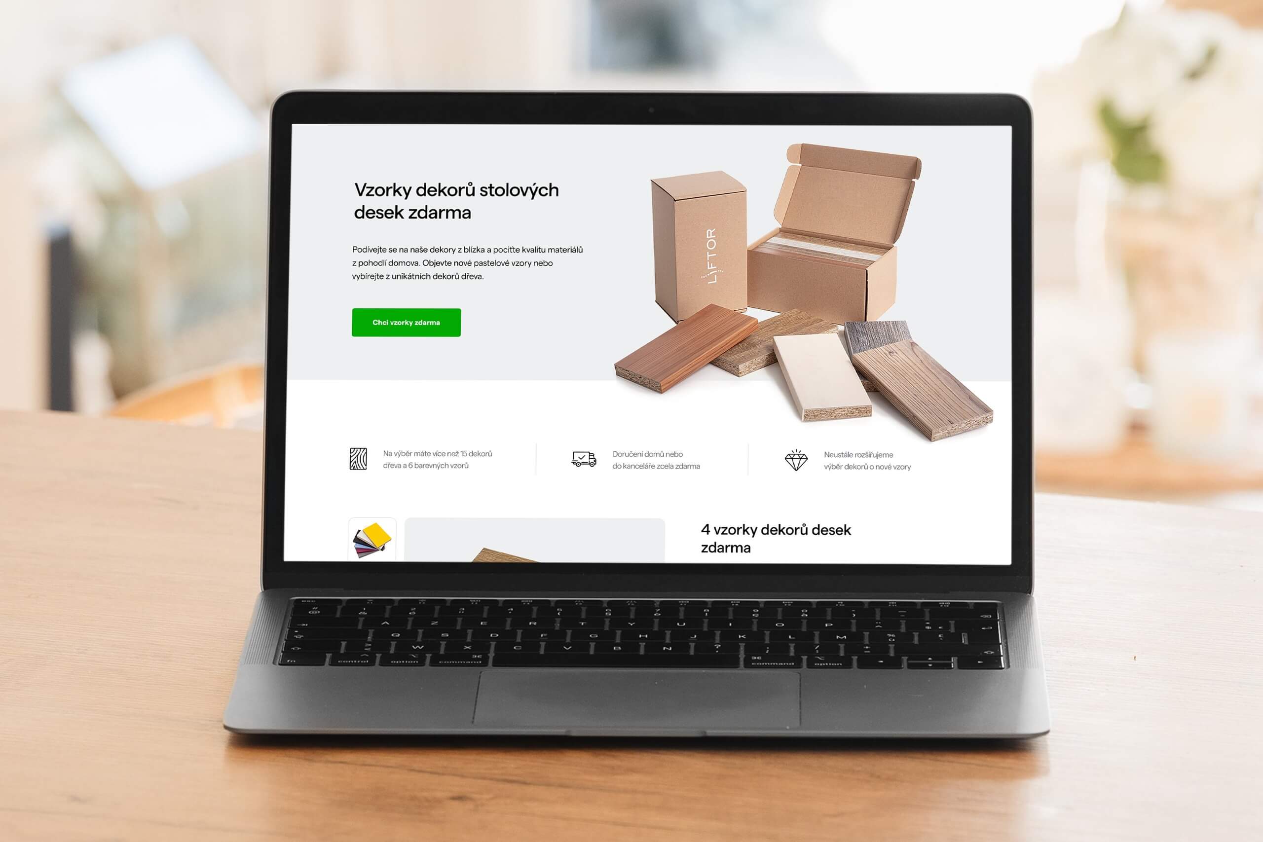 Mobilní e-shop Liftor