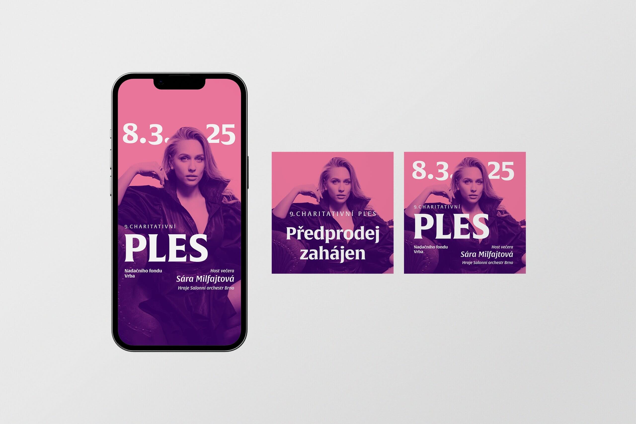 Aplikace identity Nadačního fondu Vrba