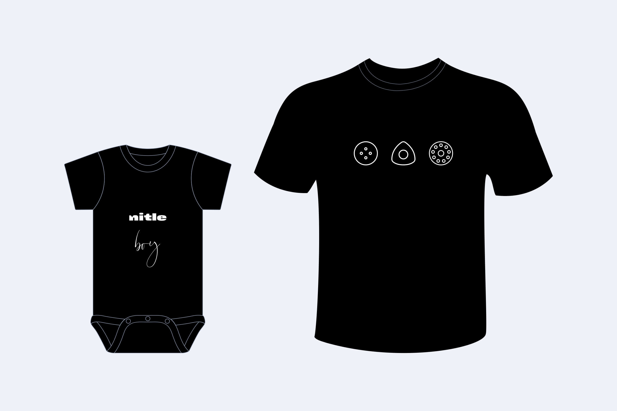 Aplikace identity Nitle na marketingové předměty