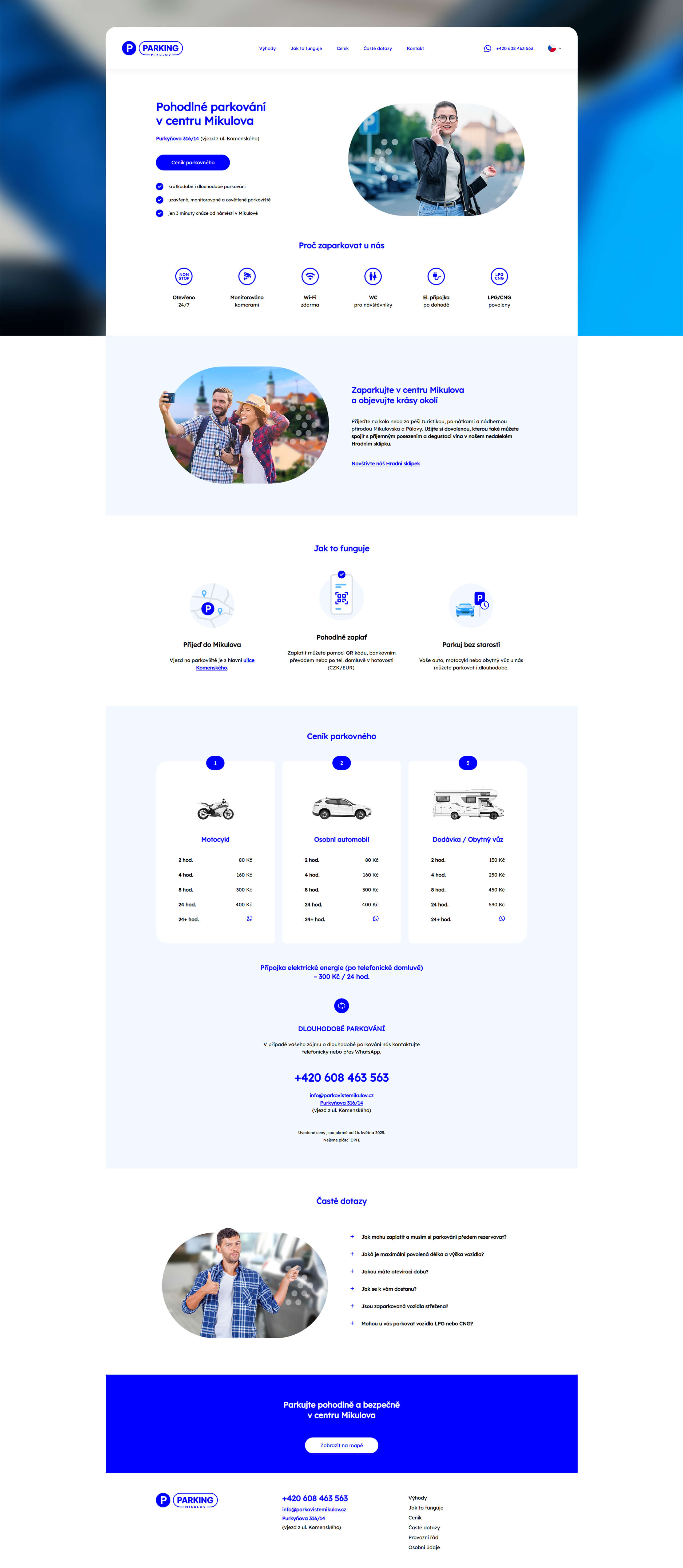 Ikony pro web Parkoviště Mikulov